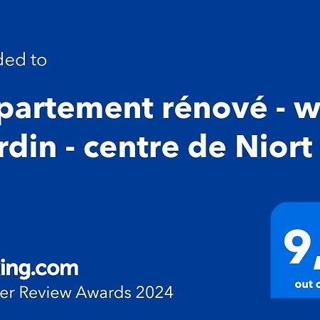 Appartement Renove - Wifi - Jardin - Centre De 尼奥尔 外观 照片